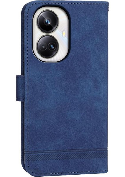 Realme 10 Pro Artı Manyetik Kapatma Nakit Cep Bileklik Için Flip Case (Yurt Dışından)