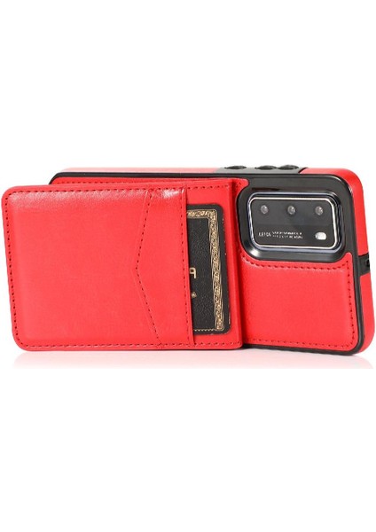 Kredi Kartı Cüzdan Toka ile Huawei P40 Pro Kart Tutucu ile Uyumlu (Yurt Dışından) modelleri