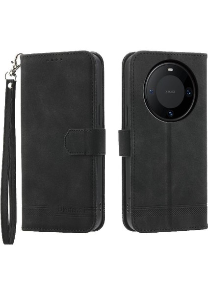 Huawei Mate 60 Pro Için Flip Case Manyetik Kapatma Bileklik Premium Nakit (Yurt Dışından) fırsatları