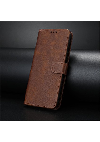 Kart Yuvası Saf Renk ile Toka ile Oneplus Nord Ce2 5g Için Flip Case (Yurt Dışından)