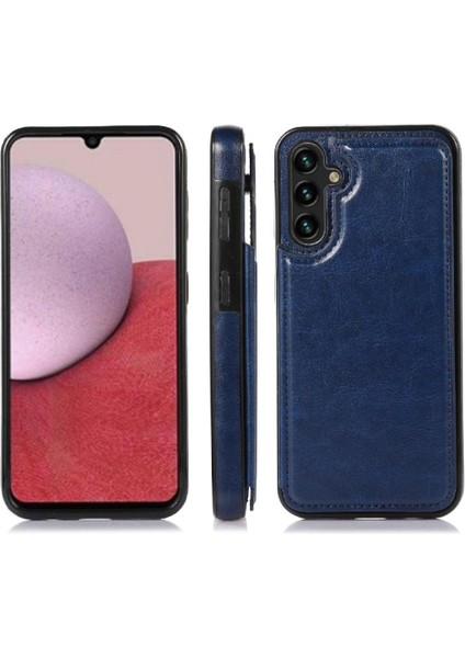 Samsung Galaxy A54 5g Kickstand Kart Yuvaları Için Cüzdan Kılıf Pu Deri (Yurt Dışından)