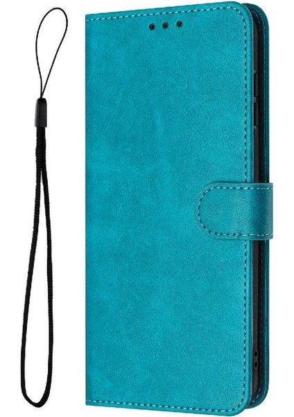 Oneplus 12 Için Flip Case Pu Deri Toka ile Saf Renk Kickstand (Yurt Dışından)