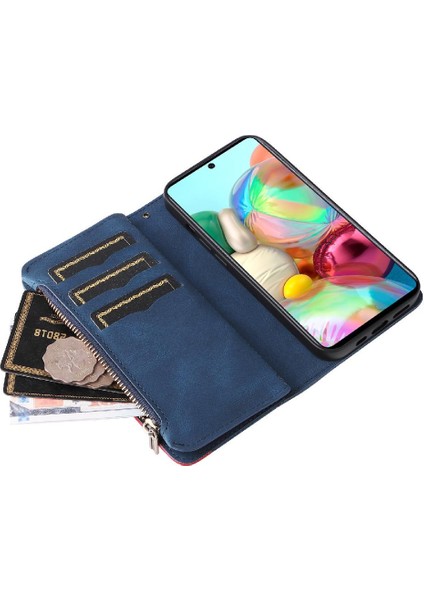 Samsung Galaxy A71 4g Dokuz Kart Yuvaları ile Kickstand Koruyucu Kılıf (Yurt Dışından) fırsatları