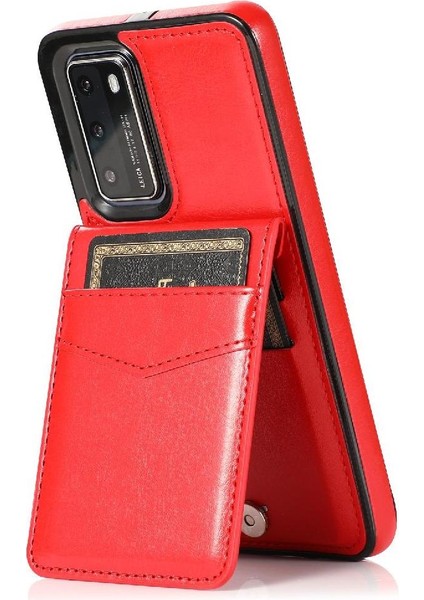 Huawei P40 Manyetik Toka Kickstand Vaka Cüzdan Kartı ile Uyumlu (Yurt Dışından) fiyatları