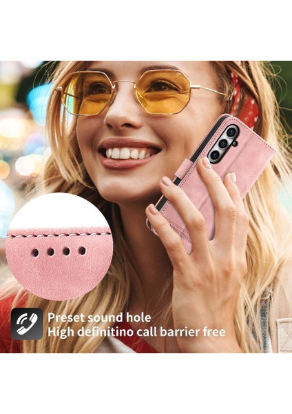 Samsung Galaxy S23 Fe Bileklik Nakit Cep Kart Yuvaları Için Flip Case (Yurt Dışından) modelleri