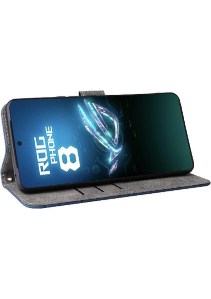Asus Rog Telefon 8 Rfıd Engelleme Flip Folio Cüzdan Kart Yuvaları Kapak Için Kılıf (Yurt Dışından)