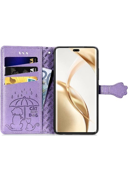 Onur Için Flip Case 200 Pro Kısa Kayış Deri Kılıf Darbeye Karikatür (Yurt Dışından)
