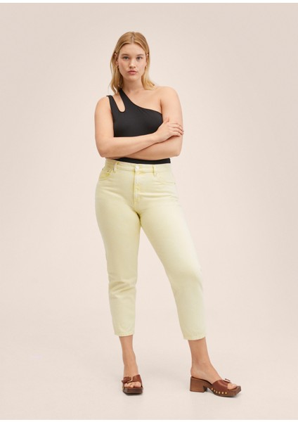 Mom Yüksek Bel Jean