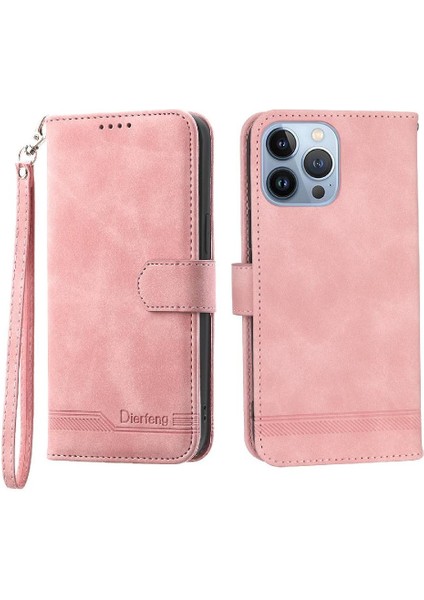 Apple iPhone 13 Için Flip Case Pro Manyetik Kapatma Premium Kart Yuvaları Nakit (Yurt Dışından)