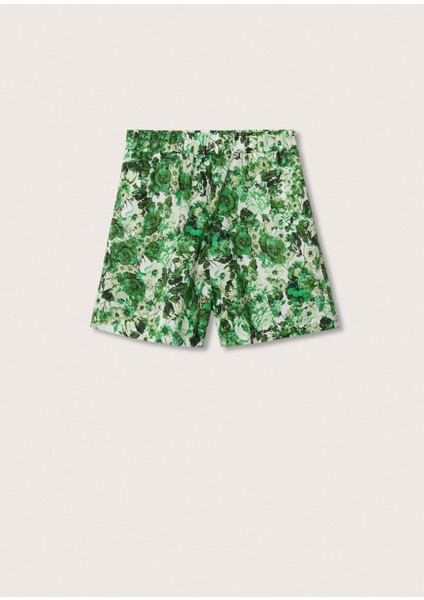 Çiçek Desenli Şort modelleri