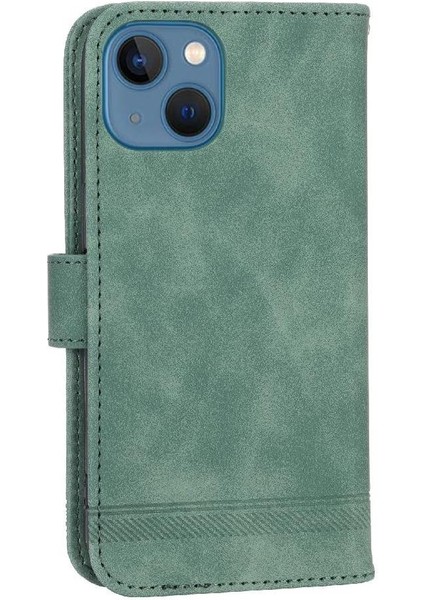Apple iPhone 13 Mini Nakit Cep Manyetik Kapatma Premium Kart Için Flip Case (Yurt Dışından)