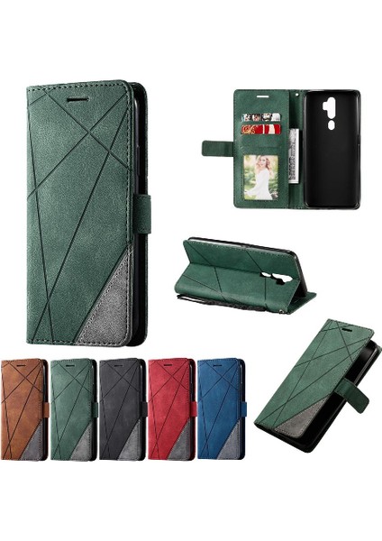 Oppo A5 Için Kılıf 2020/A9 2020 Manyetik Pu Deri Kart Tutucu Kickstand (Yurt Dışından) fırsatları