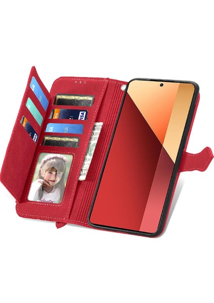 Xiaomi Redmi Için Not 13 Pro 4g Çoklu Kart Yuvası Iş Cüzdan Flip (Yurt Dışından)