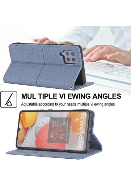 Samsung Galaxy A12 5g Için Kılıf El Cüzdan Pu Deri Kapak Çevirin Folio (Yurt Dışından) indirimleri