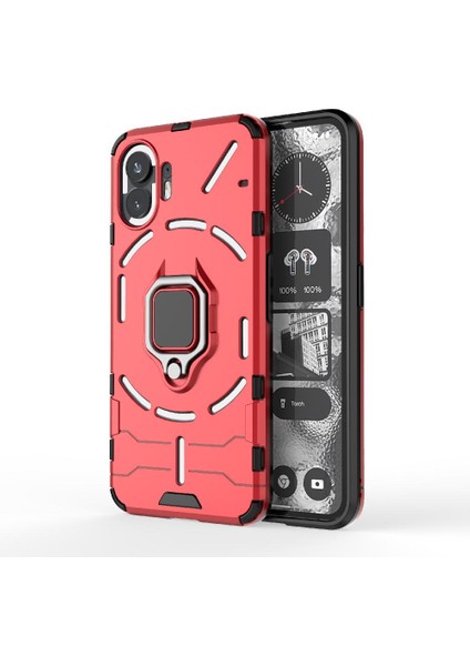 Nothing Kılıf Telefon 2 Darbeye Kapak 360 &deg; Dönen Halka Kickstand Damla (Yurt Dışından) fırsatları