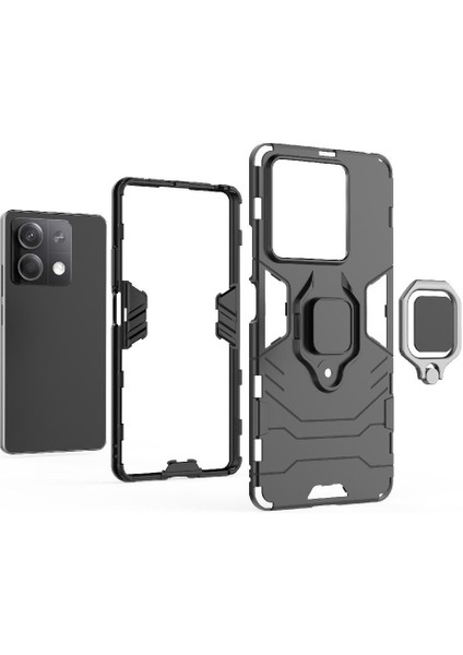 Xiaomi Redmi Not 13 Için Kılıf 5g Darbeye Kapak 360 &deg; Dönen Halka Damla (Yurt Dışından)