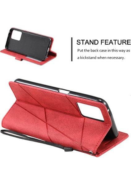 Realme 9 Pro Cüzdan Flip Için Kılıf Folio Kart Tutucu Kickstand Manyetik Pu (Yurt Dışından)