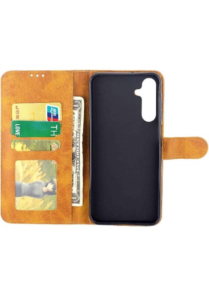 Samsung Galaxy A25 Pu Deri Kickstand Manyetik Kapatma Için Filp Durumda (Yurt Dışından) fırsatları