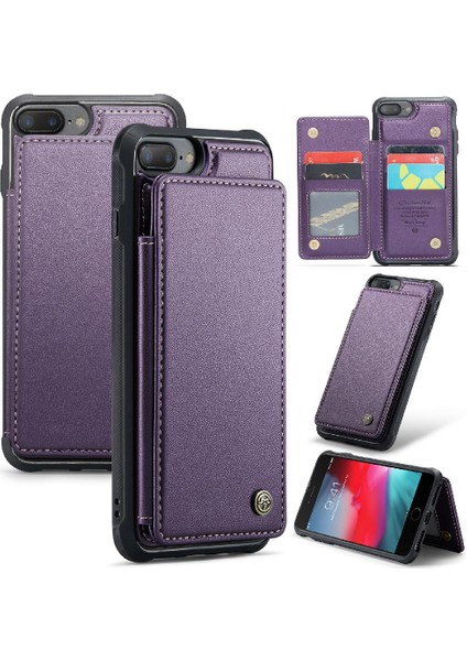 Apple iPhone 6 Artı/6s Artı Pu Deri Rfıd Engelleme Için Caseme Cüzdan Kılıf (Yurt Dışından)