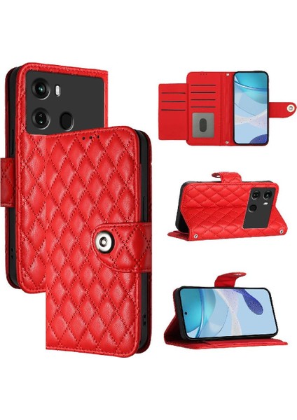 Itel P40 Bilek Şerit Cüzdan Kapak Kart Tutucu Için Kılıf Darbeye Şık (Yurt Dışından)