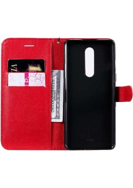 Kart Yuvası ile Oneplus 8 Için Flip Case Iş Cüzdan Telefon Kılıfı Klasik (Yurt Dışından) fırsatları