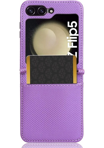 Samsung Galaxy Z Flıp 5 Için Kickstand Kart Tutucu Manyetik Cüzdan (Yurt Dışından) fırsatları