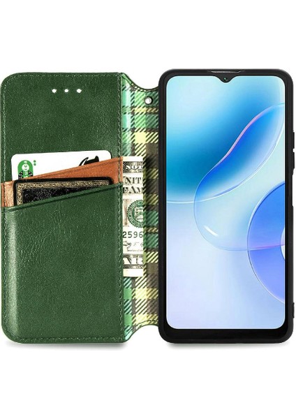 Blackview A53 Moda Tasarım Kılıf Için Kılıf Cüzdan Fonksiyonu Çevirin (Yurt Dışından)