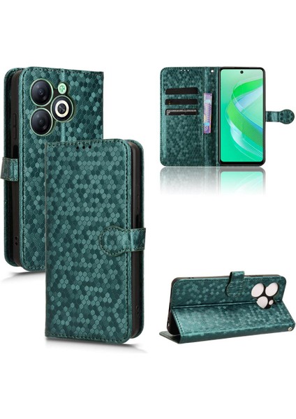 Infinix Akıllı 8 Manyetik Toka Deri Cüzdan Kapağı Için Kılıf Geometrik (Yurt Dışından)