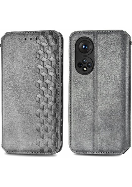 Huawei Onur Için Kılıf 50 Pro Moda Tasarım Deri Kılıf Kapak Çevirin (Yurt Dışından)