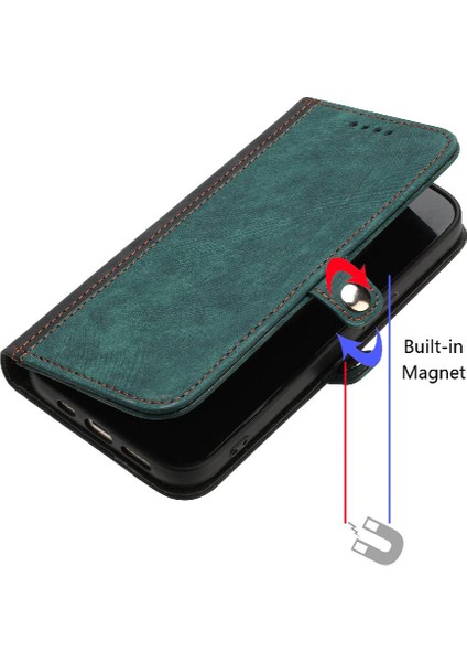 Xiaomi Redmi Not Için Kılıf 13 Pro Artı Kart Yuvası Standı ile Kickstand Pu (Yurt Dışından)