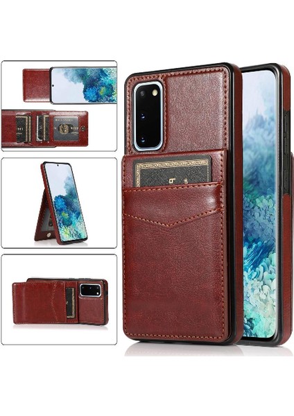 Samsung Galaxy S20 Kılıf Cüzdan Manyetik Toka Kickstand ile Uyumlu (Yurt Dışından)