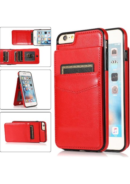 Kredi Toka ile Apple iPhone 6/6s Premium Deri Kart Sahibinin ile Uyumlu (Yurt Dışından)