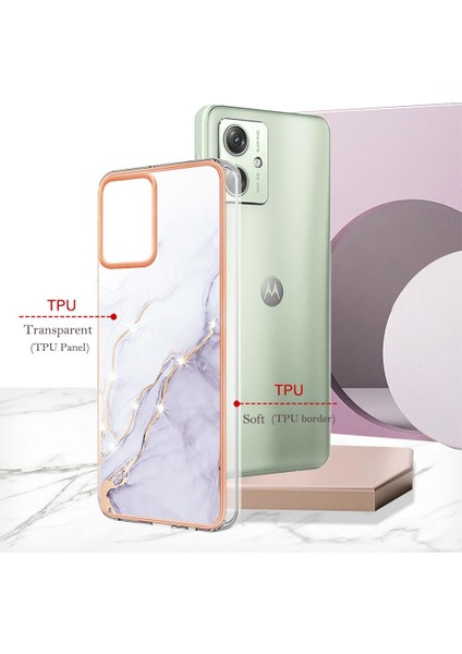 Motorola Moto G54 Ince Tpu Koruma Mermer Desen Yumuşak Tampon (Yurt Dışından) indirimleri