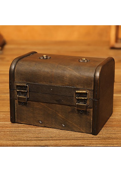 Avrupa Tarzı Nostaljik Saklama Kutusu Masaüstü Depolama Çeşitli Eşyalar Küçük Kutu Sahne Ev Dekorasyon Ahşap Kutu Şifre (Yurt Dışından) fırsatları