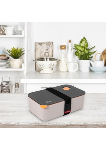 Öğle Yemeği Kutusu 1000ML, 2 Bölmeli, Çevre Dostu Bpa Içermeyen Bento Kutusu, Hermetik Yiyecek Kutusu, Mikrodalga ve Bulaşık Makinesinde Yıkanabilir (Turuncu) (Yurt Dışından) fırsatları