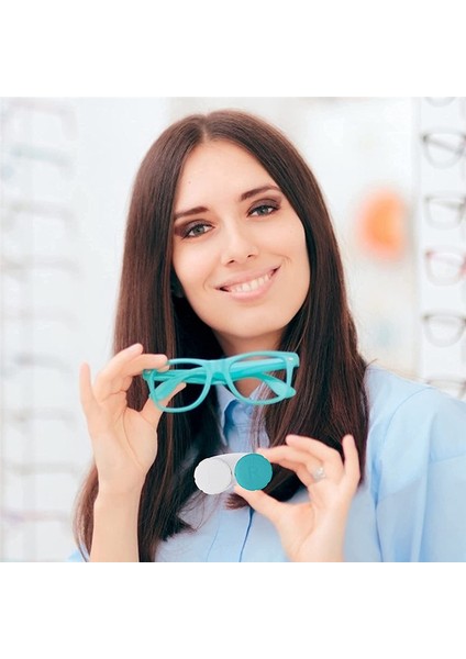24PCS Renkli Kontakt Lens Kutusu, Kontakt Lens Daldırma Kiti, Dış Mekan Mini Kontakt Lens Kutusu Vidalı Üst Için Uygun (Yurt Dışından)