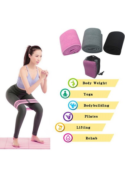 1 Takım Direnç Bandı Fitness Bantları Elastik Bantlar Yoga Pilates Squat Elastik Bant Farklı Kaymaz Bant (Yurt Dışından) fiyatları