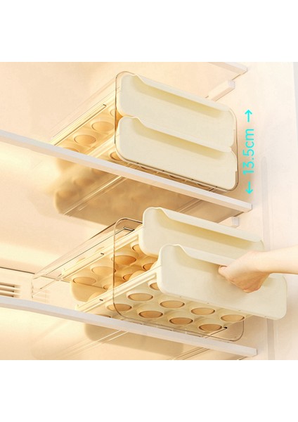 Katmanlı 32 Çekmece Yumurta Saklama Kutusu Plastik Mutfak Buzdolabı Konteyner Organizatör Yumurta Tepsisi Tepsi (Yurt Dışından) indirimleri