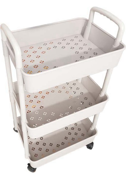 Depolama Rafı Arabası Zemin Mutfak Zemin Banyo Çok Katlı Aperatifler Yatak Odası Banyo Mobil Depolama Depolama Rafı (Yurt Dışından)