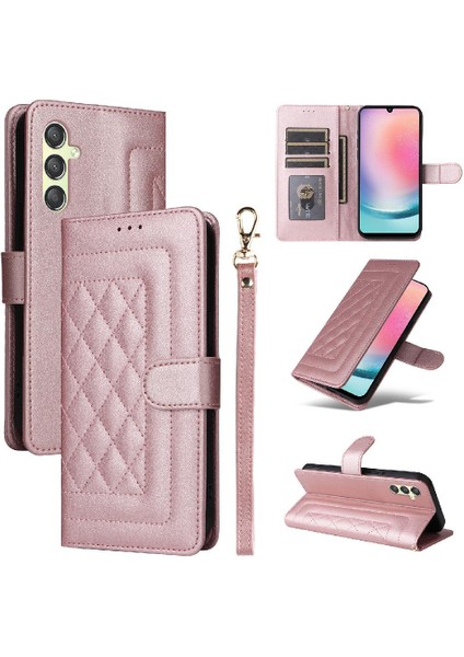 Samsung Galaxy A24 4g Için Flip Case Cüzdan Basit Iş Kapak Çevirin (Yurt Dışından)