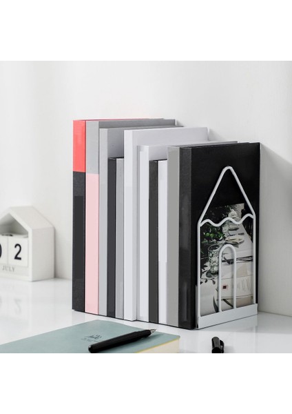 1 Çift Kitap Ayracı Kitap Standı Desteği Masaüstü Ofis Dergi Organizatör Kaymaz Raf Raf Tutucu Beyaz (Yurt Dışından) fiyatları