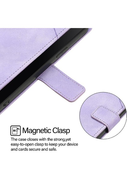 Tecno Pop 5c Manyetik Deri Kart Tutucu Cüzdan Flip Kapak Için Kılıf (Yurt Dışından)