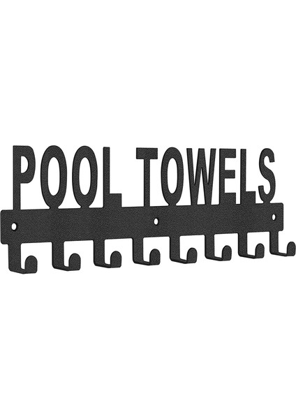 Havuz Havlu Askısı Dış Duvara Monte Havlu Tutucu Banyo Için Havlu Kancaları Havuz Alanı Için Havlu Askısı, Bornoz Havlusu (Yurt Dışından)