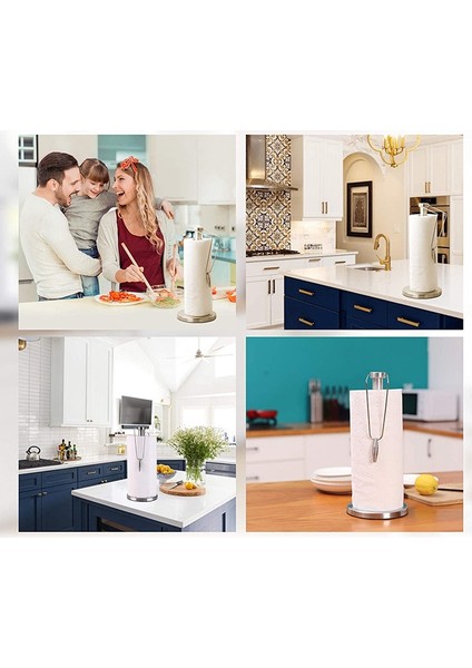 Mutfak Tabanlı Kağıt Havluluk Standı, Paslanmaz Çelik Kağıt Havlu Dispenseri, Kağıt Rulolarının Düşmesini Önleyin, (Yurt Dışından) fırsatları