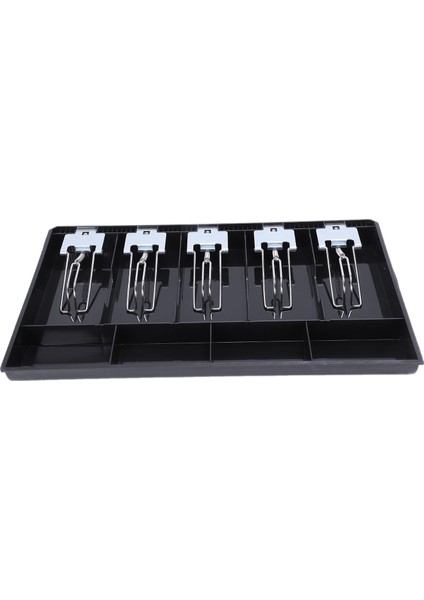 5-Izgara Para Nakit Para Kayıt Ekleme Tepsisi Değiştirme Kasiyer Çekmece Depolama Kayıt Tepsisi Kutusu Sınıflandır Mağaza (Yurt Dışından)