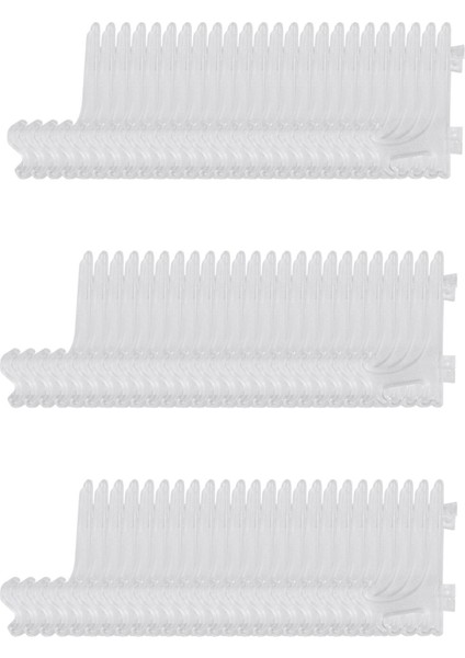 3 Inç Şeffaf Plastik Stand Çerez Tutucu Ekran Standı Yer Kart Sahibi Ekran Şövale Düğünlerde (72 Paket) (Yurt Dışından)