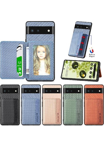 Google Pixel 6 Stand Fonksiyonu Için Kılıf Komple Kamera Güvenlik Manyetik (Yurt Dışından)
