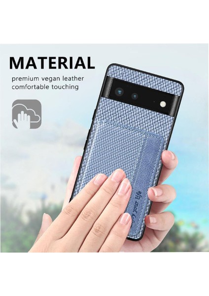 Google Pixel 6 Stand Fonksiyonu Için Kılıf Komple Kamera Güvenlik Manyetik (Yurt Dışından)