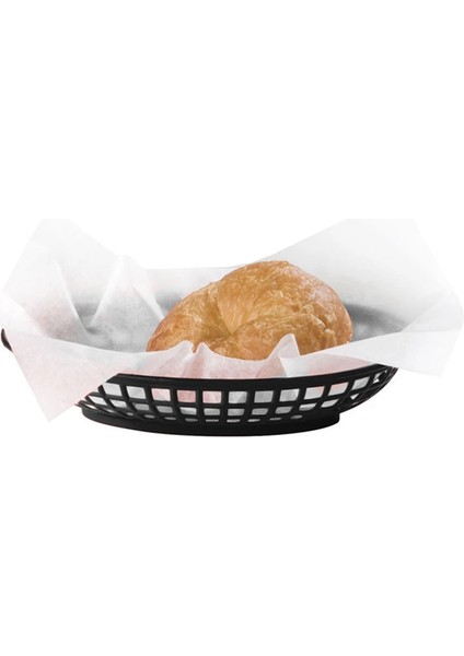 60 Adet Plastik Fast Food Sepetleri Oval Servis Tabağı Kahvaltı Yemek Tabakları Patates Kızartması Kek Ekmek Tepsisi Restoran (Yurt Dışından)