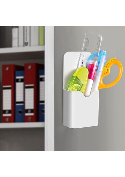 Manyetik Işaretleyici Tutucu, Beyaz Tahta Veya Buzdolabı Için Kalem Tutucu, Okul, Ofis, Ev Için Mıknatıslı Kalemlik 4'lü Paket (Yurt Dışından) indirimleri